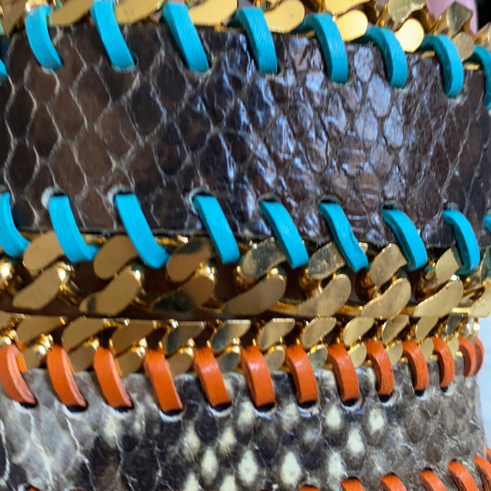 Ikonita Wild Collection Leather Python Bracelet - image 1